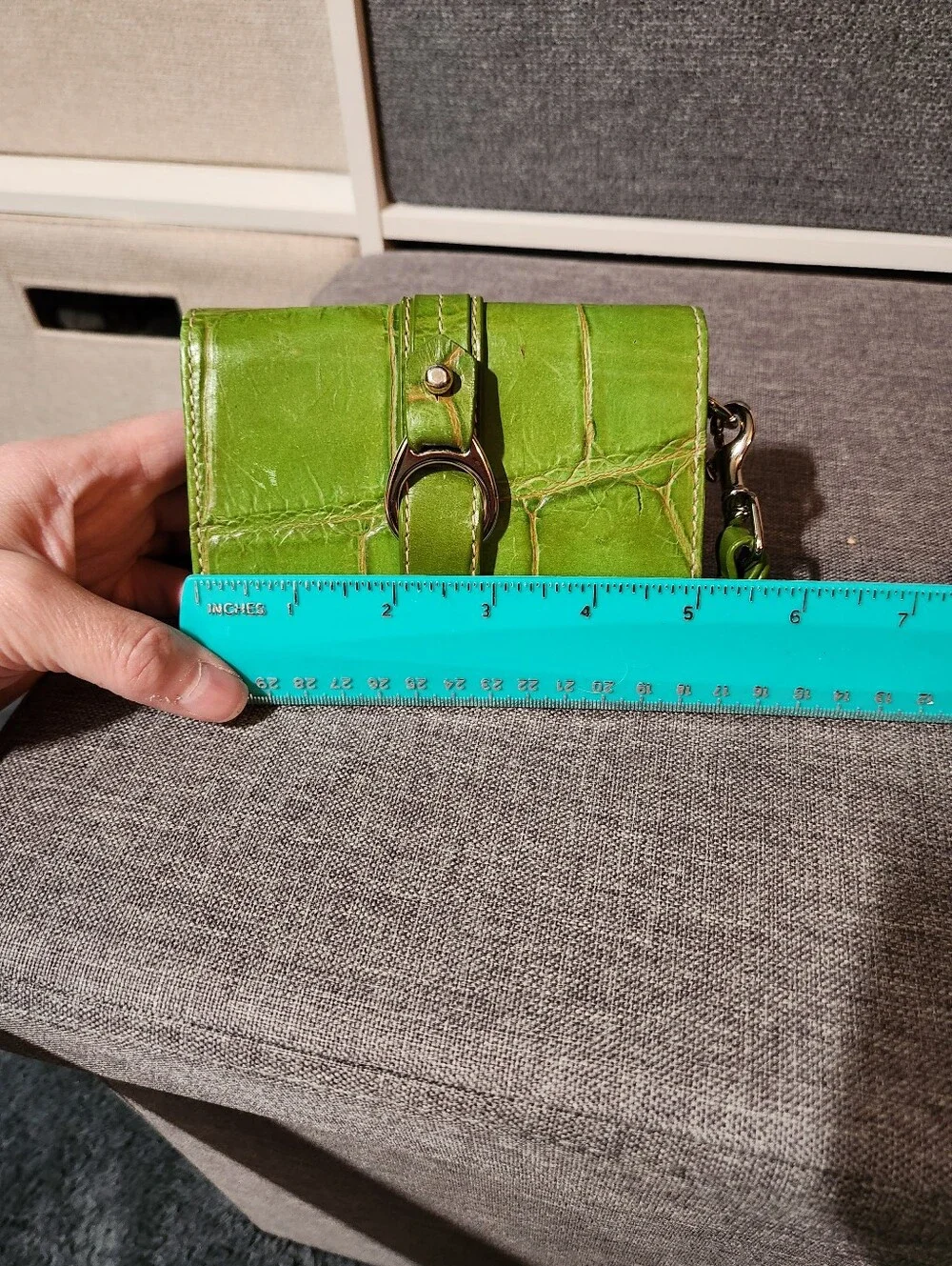 Dooney And Bourke Croc Embossed Wristlet